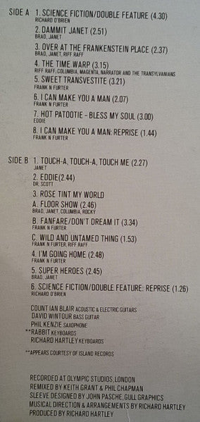 "The Rocky Horror Picture Show" Original Cast - The Rocky Horror Picture Show - Original Sound Track - 1978