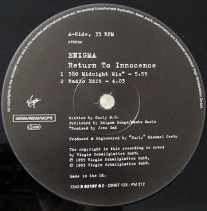 Enigma - Return To Innocence - 1994