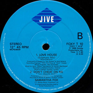 Samantha Fox - Love House