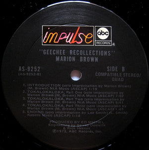 Marion Brown - Geechee Recollections - 1973