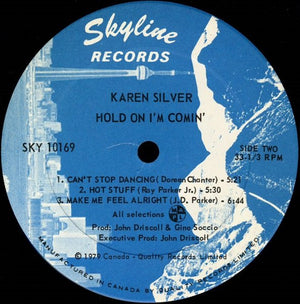 Karen Silver - Hold On I'm Comin'
