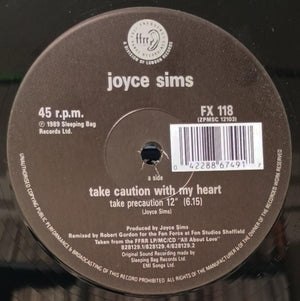 Joyce Sims - Take Caution With My Heart