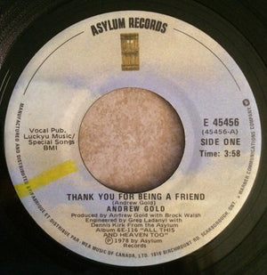 Andrew Gold - Thank You For Being A Friend
