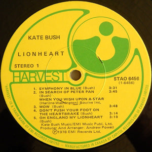 Kate Bush - Lionheart