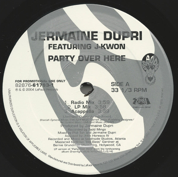 Jermaine Dupri - Party Over Here / Dance Floor