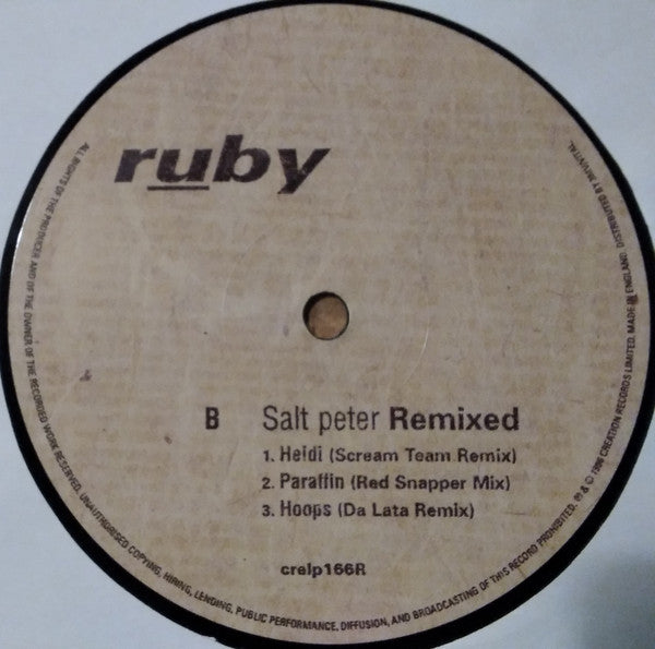 Ruby - Salt Peter Remixed (Revenge, The Sweetest Fruit.)