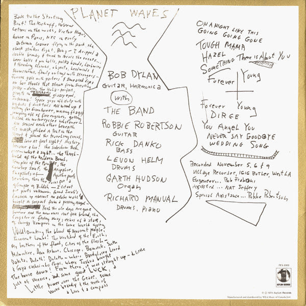 Bob Dylan - Planet Waves - 1974