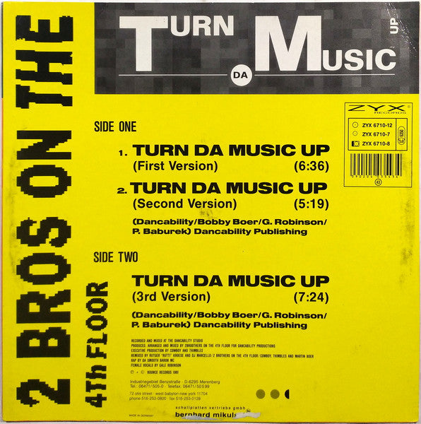 2 Brothers On The 4th Floor - Turn Da Music Up