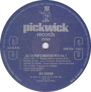 Joe Cocker - Joe Cocker's Greatest Hits Vol. 1 - 1975