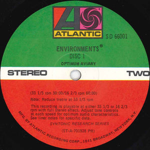 No Artist - Environments (New Concepts In Stereo Sound - Disc 1) - 1970
