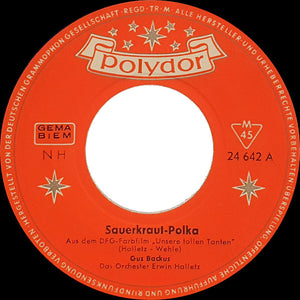 Gus Backus - Sauerkraut-Polka / Alle Schotten Sparen