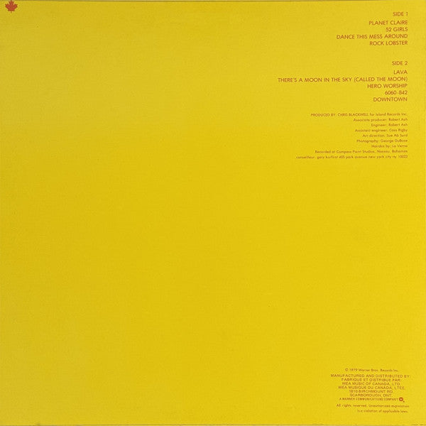 B-52's, The - The B-52's - 1979