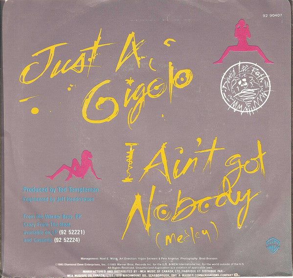 David Lee Roth - Just A Gigolo / I Ain't Got Nobody (Medley) - 1985