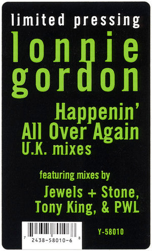 Lonnie Gordon - Happenin' All Over Again (U.K. Mixes)