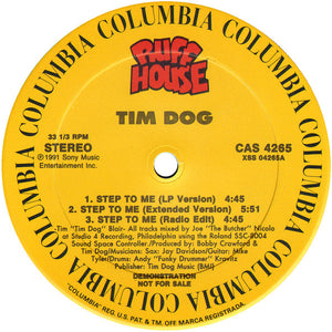 Tim Dog - Step To Me / Dog's Gonna Getcha - 1991