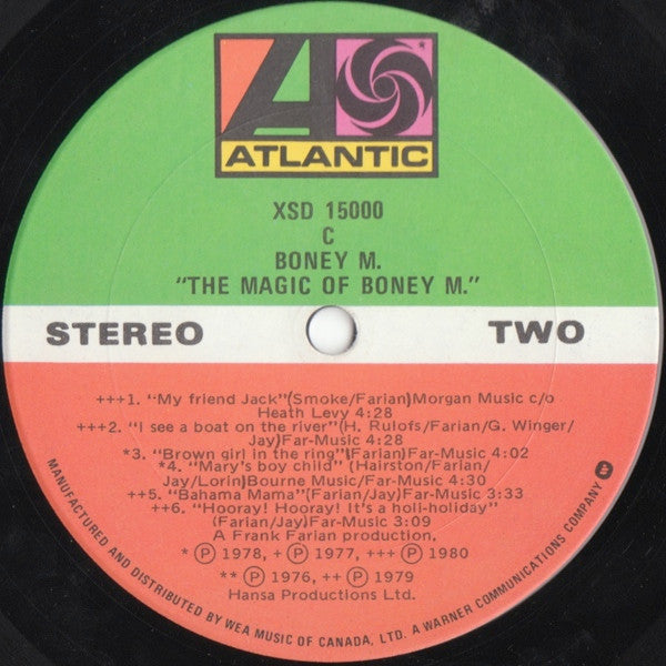 Boney M. - The Magic Of Boney M. - Golden Hits
