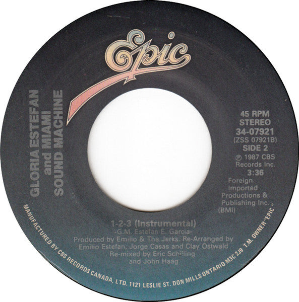 Miami Sound Machine - 1-2-3 - 1988