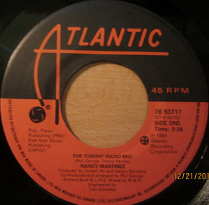 Nancy Martinez - For Tonight - 1986