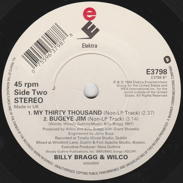 Billy Bragg - Way Over Yonder In The Minor Key