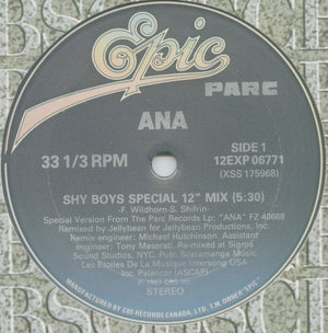 Ana - Shy Boys - 1987