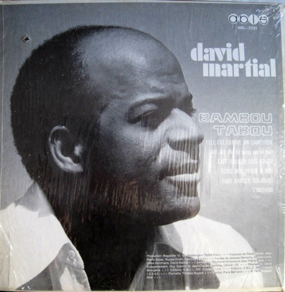 David Martial - Bambou Tabou - 1975