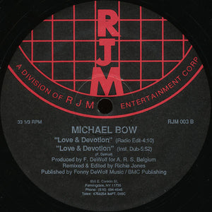 Michael Bow - Love & Devotion - 1986
