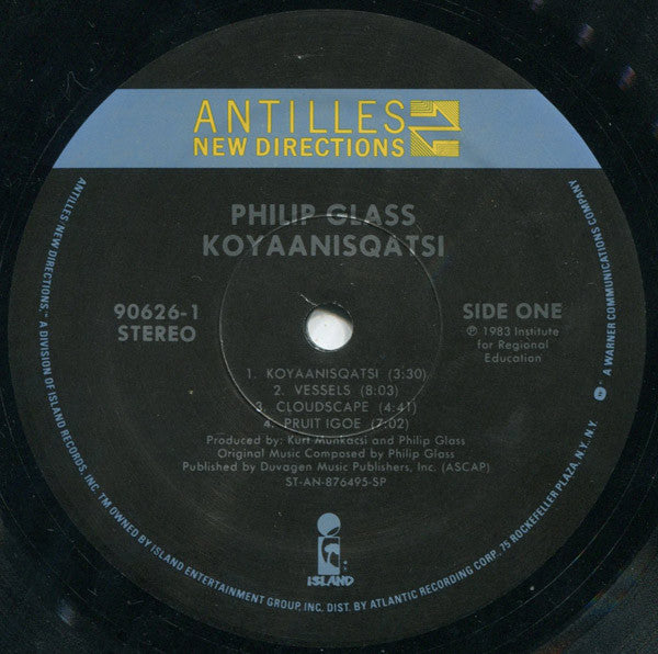 Philip Glass - Koyaanisqatsi (Life Out Of Balance) (Original Soundtrack Album From The Motion Picture)