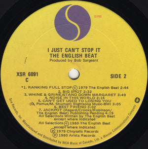 Beat (2), The - I Just Can't Stop It - 1980