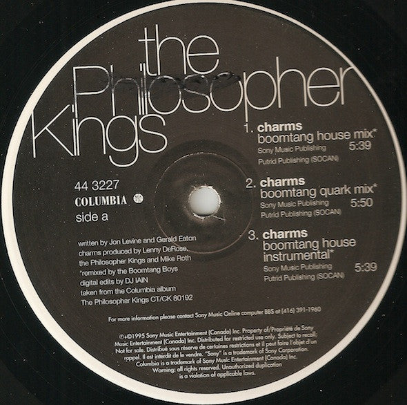 Philosopher Kings, The - Charms - 1995