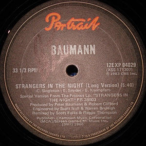 Peter Baumann - Strangers In The Night