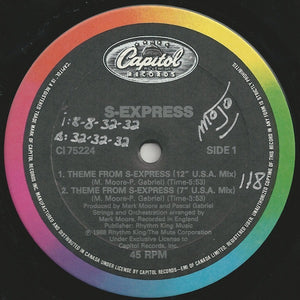 S'Express - Theme From S-Express - 1988