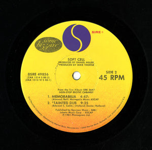 Soft Cell - Tainted Love / Where Did Our Love Go - 1981