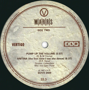 M|A|R|R|S - Pump Up The Volume