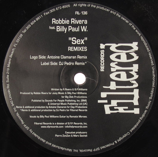 Robbie Rivera - Sex Remixes