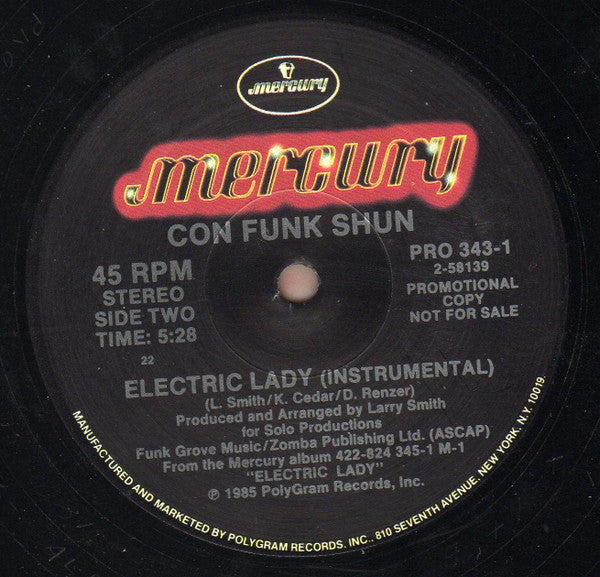 Con Funk Shun - Electric Lady