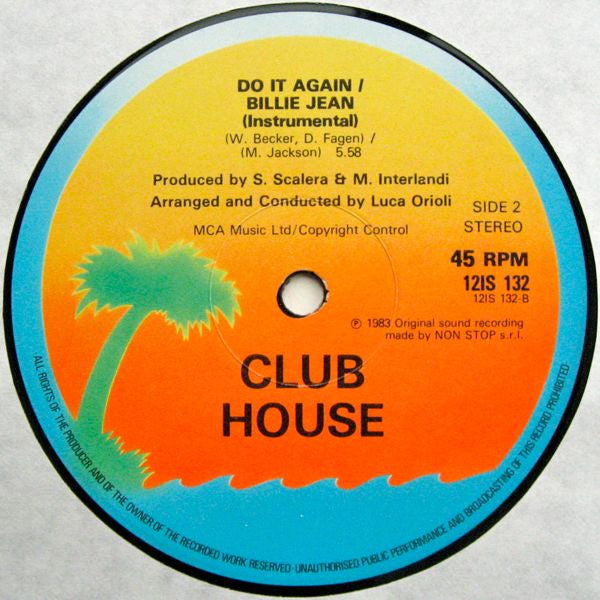 Club House - Do It Again / Billie Jean - 1983