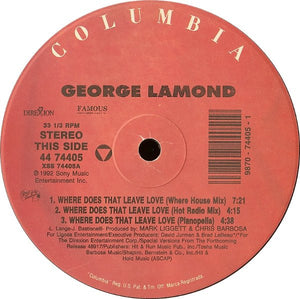 George LaMond - Where Does That Leave Love Vinyl Record