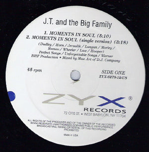 J.T. And The Big Family - Moments In Soul