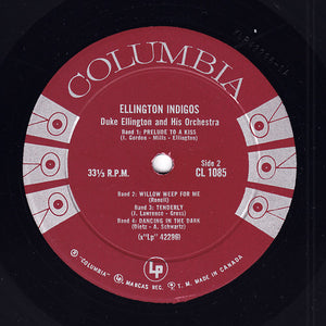 Duke Ellington And His Orchestra - Ellington Indigos Vinyl Record