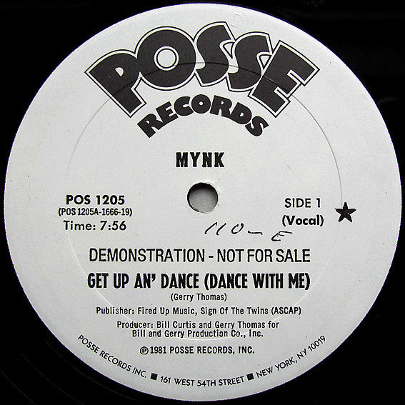 Mynk - Get Up An' Dance (Dance With Me) - 1981