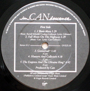 Can - InCANdescence - 1981