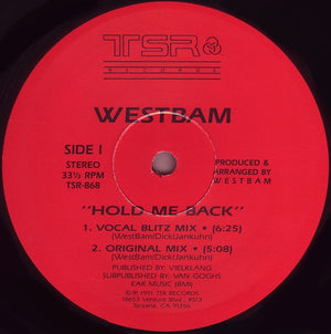 WestBam - Hold Me Back