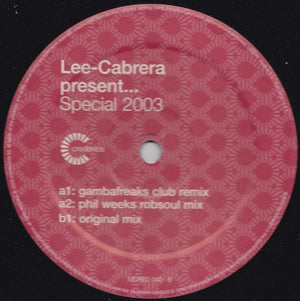 Lee-Cabrera - Special 2003