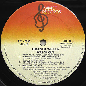 Brandi Wells - Watch Out - 1981