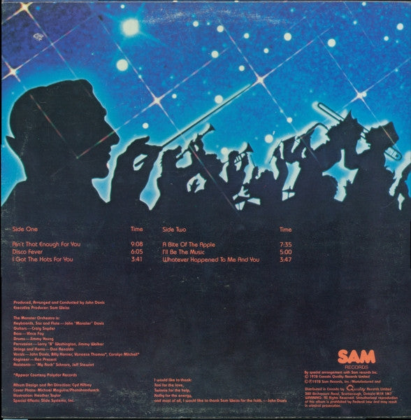 John Davis & The Monster Orchestra - Ain't That Enough For You