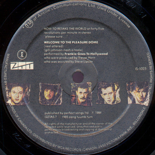 Frankie Goes To Hollywood - Welcome To The Pleasuredome - 1985