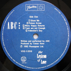 ABC - The Lexicon Of Love - 1982