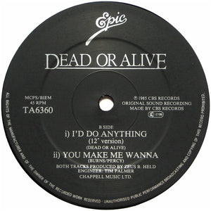 Dead Or Alive - In Too Deep (Off Yer Mong Mix) - 1985