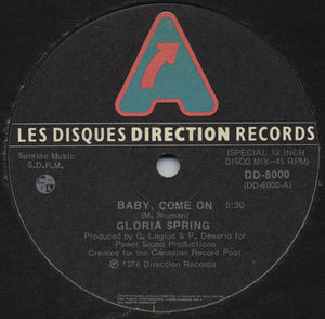 Gloria Spring - Baby, Come On - 1976