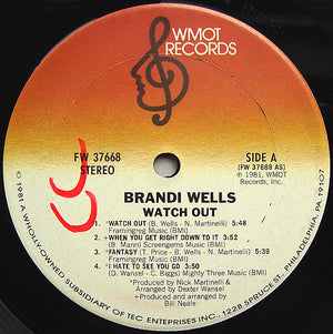 Brandi Wells - Watch Out - 1981